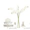 Graceful Silk Orchid Flower Stems: Set of 2, 40-Inch Artificial Centerpieces